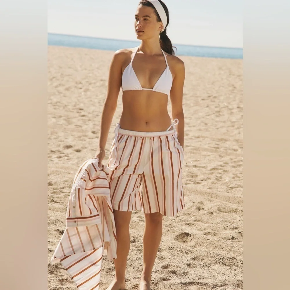 By Anthropologie NWT Boxy Bermuda Shorts in Sz XS